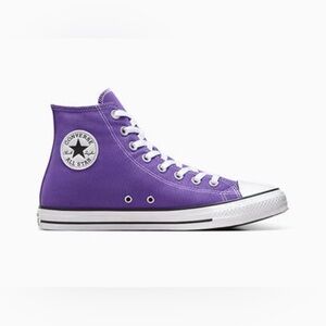 Converse Chuck Taylor All Star Canvas High Top Electric Purple Women's10/Men's8